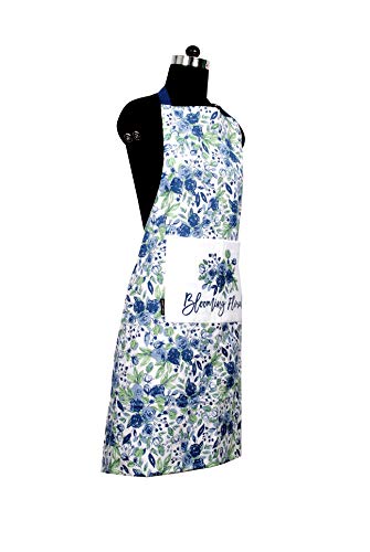 Amour Infini – Conjunto de cozinha floral em flor | 100% algodão lavável na máquina | Conjunto de av