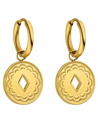 PURELEI® Lolani Ohrringe (Gold) – Damenohrringe aus langlebigem...