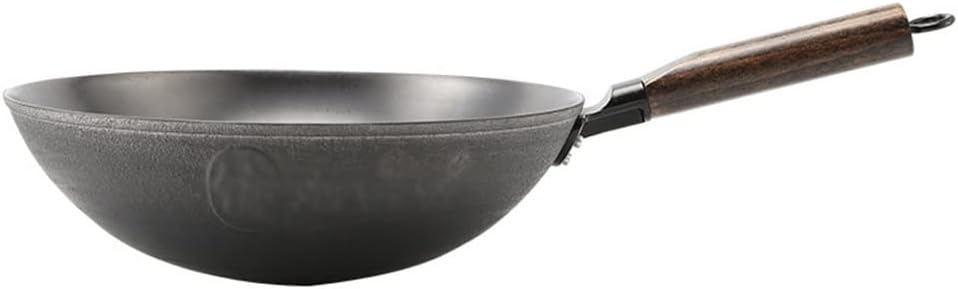 Thick Bottomed Wok Cooking Pot Lid Induction Cooker Gas Wok Frying Pan Frying Pan Kitchen Utensils Pot