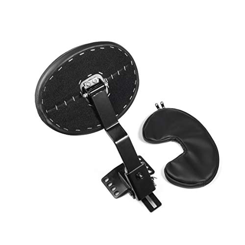 PBYMT Adjustable Plug-in Driver Rider Backrest Kit Compatible for Harley Touring Road King Street Electra Glide 1997-2020 - Thumbnail 3