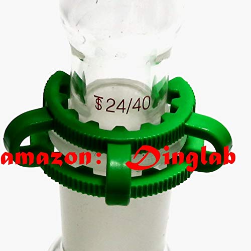 Dinglab,Plastic Keck,24/40,Laboratory Lab Clamp Clip,Keck Clip,24/29,24# Conical Interface Clip,10Pcs #TOP4