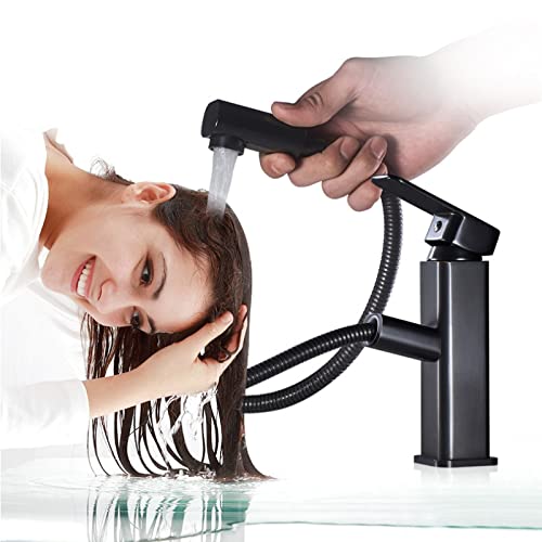 Robinet de lavabo extractible en laiton pour nettoyer facilement votre salle de bain - 3