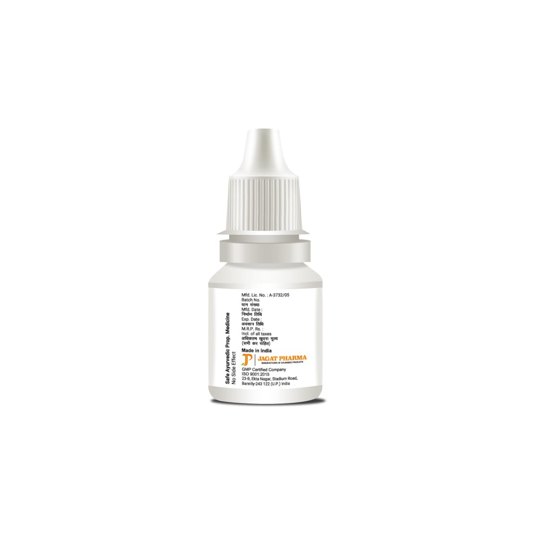 Jagat Pharma ISO Amrit Ayurvedic Eye Drops for Tired & Dry Eyes 10 Ml |100% Ayurvedic Formula for Digital Eye Strain|For Dryness, Redness, Itching, Daily Use | AYUSH Certified (Pack of 1) - Image 3 thumbnail