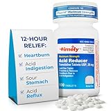 TIME-Cap Labs Acid Reducer & Heartburn Relief - Famotidine 20mg - for Adults & Children 12+ - Helps with Acid Indigestion & Sour Stomach - Antacid Medicine Tablets (100 Count)