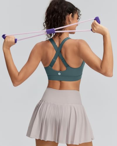 Image of RUNNING GIRL Adjustable Sports Bras for Women High Support,Full Coverage Molded Cup Sports Bra High Impact Workout Gym