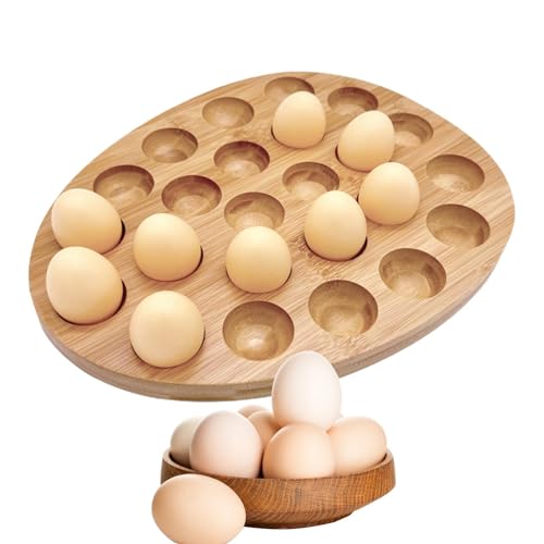 Tabla de huevos de madera rústica para tus aperitivos y charcutería 2