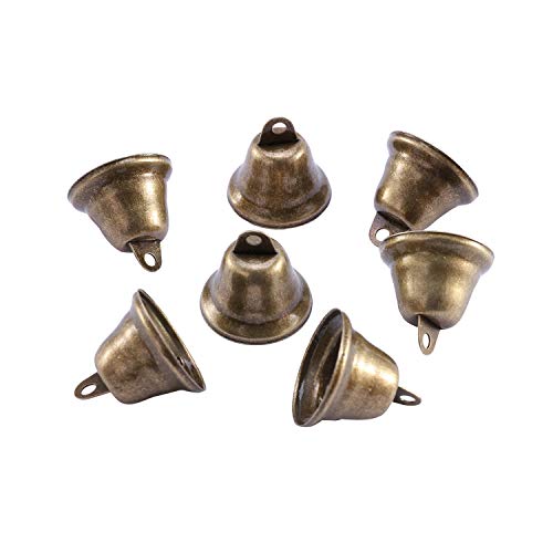 35Pcs Vintage Bronze Jingle Bells, 38Mm Christmas Jingle Bells Rings Christmas Tree Ornaments Pendants For Christmas Tree Decoration, Making Wind Chimes, Dog Doorbell & Potty Training, Housebreaking #TOP2