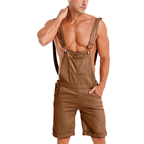 Salopette de travail durable pour homme short de jardinage ample