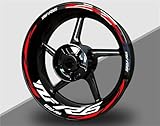 Kit complet de stickers réfléchissants pour jantes de moto pour YAMAHA YZF-R6 YZFR6 YZF R6