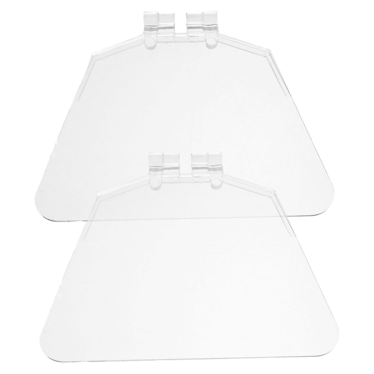 KALLORY Grinding Protector Plastic Guard for Bench Grinders 2pcs Bench Eyeshield Practical Kit