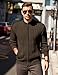 COOFANDY Men's Cardigan Sweaters Full Zip Up Stand Collar Slim Fit Casual Twisted Cable Knit Sweater with 2 Front Pockets (Brown Small)