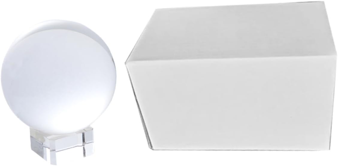 Alipis 2pcs Crystal Ball Ornament Glass Craft Ornament Crystal Ball Prop Decorative for Parties