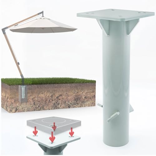 osoltus Universal Bodenhülse Bodenplatte zum Einbetonieren für...