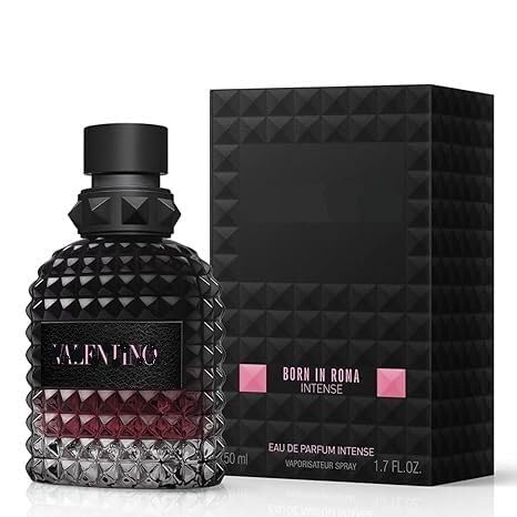 Image of Born in Roma Intense - Men's Eau de Parfum, 100 ml Premium Warm Vanilla, Lavender & Woody Masculine Fragrance, Long-Lasting Signature Scent