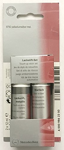 Mercedes-Benz Genuine Touch Up Paint Pen Color Code (792 - Palladium Silver)