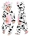 Produktbild MICHLEY Baby Spielanzug Schlafanzug Flanell Frühling Strampler Pyjama kostüm Bekleidung Karikatur Tier Jumpsuit für mädchen und Junge(Weiß 80)