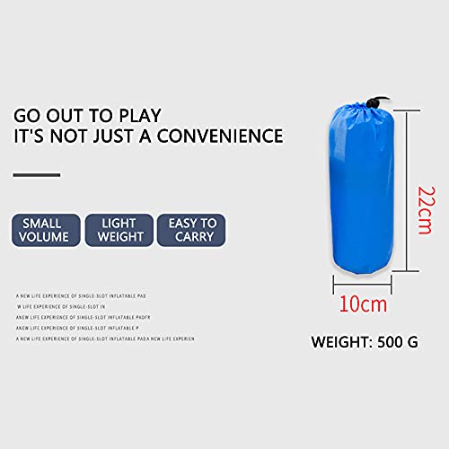 Grevosea Camping Sleeping Mat, Inflatable Air Mattress with Pillow and Carry Bag, Sleeping Mat for Camping, Hiking, Backpacking, Travel, Tents, Beach - Image 4
