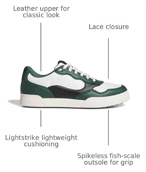 adidas Mens Retrocross 25 Spikeless Golf Shoes