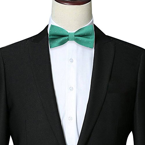 Image of AUSKY 8 PACKS Elegant Adjustable Pre-tied Bow Ties for Men Boys (1&4&5&6&8 Pack for option)