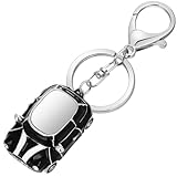 Amosfun Mini Porte-CléS Voiture En Alliage Noir Compact LéGer Accessoire Voiture ÉLéGa...