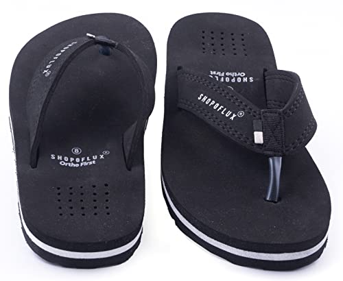 Image of SHOPOFLUX Ortho First Slippers for Men | Orthopaedic Doctor Chappal Flip-Flop Footwear for Boys Heel Pain Daily Use and House Slipper