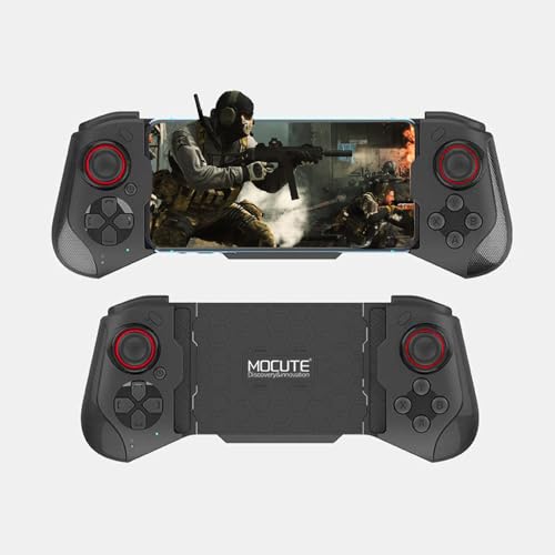 arVin Wireless Game Controller for iPhone, MFi Gamepad for iOS/Android/Samsung/PC, Bluetooth Joystick for iPhone 16/15/14/13/12, Samsung Galaxy, Xiaomi, HUAWEI (Black)