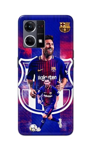 Image of Printed Hard Back Cover Case for Oppo F21 Pro 4G | Oppo F21s Pro 4G Back Cover (Famous Football Player) -1111