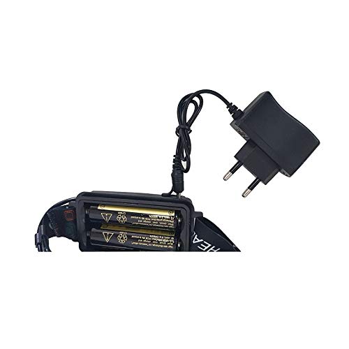 Lanterna de Cabeça Recarregável Profissional com 3 Leds - TM4019