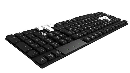 Mars Gaming MKHA0 - Teclado gaming para PC (respuesta ultra-rápida,...