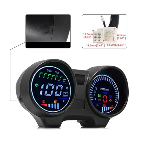 Compteur kilométrique de remplacement pour réparer un tableau de bord moto