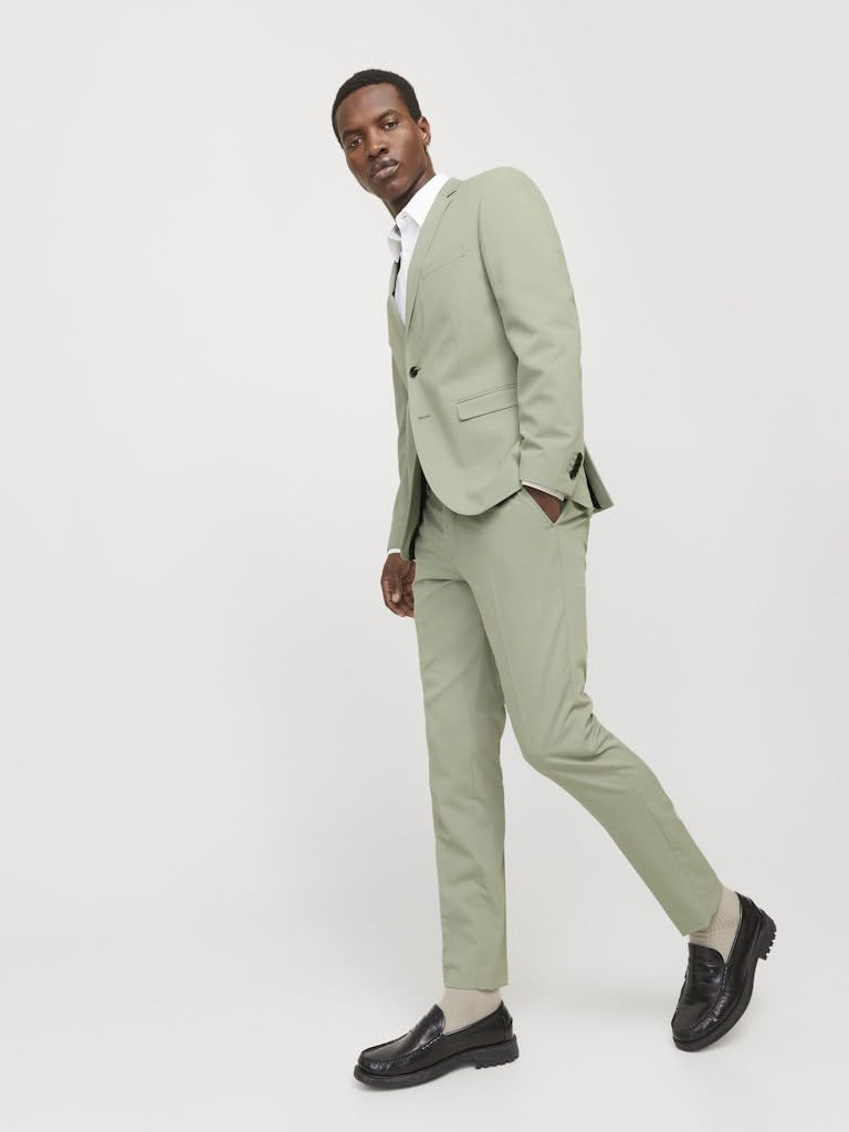 Jack & Jones JPRFRANCO Pantalón Noos, Iceberg Green/Fit: Super Slim Fit, 52