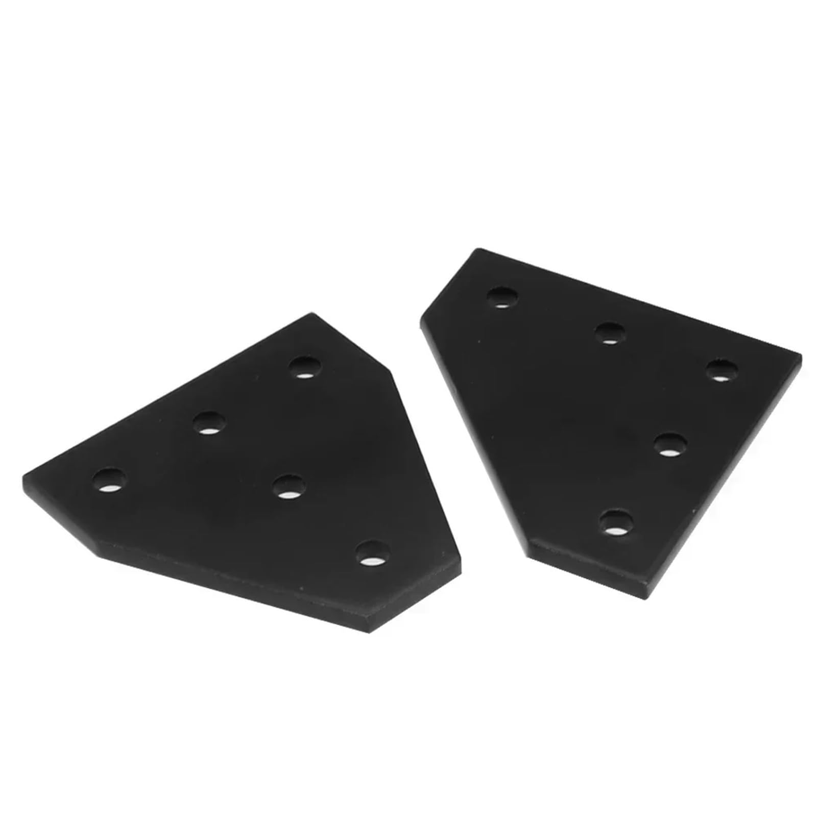Hzomif 2020-T Joint Plate 5 Holes 90 Degree Aluminum Corner Angle Bracket For Profile Joint Connection 20Pcs
