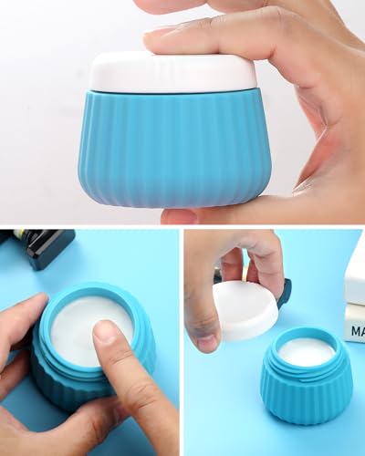 Image of Mrsdry Travel Bottles for Toiletries 8 Pack, TSA Approved 3 oz Travel Containers with Clear Bag, Leak Proof Silicone Squeezable Essentials Jars