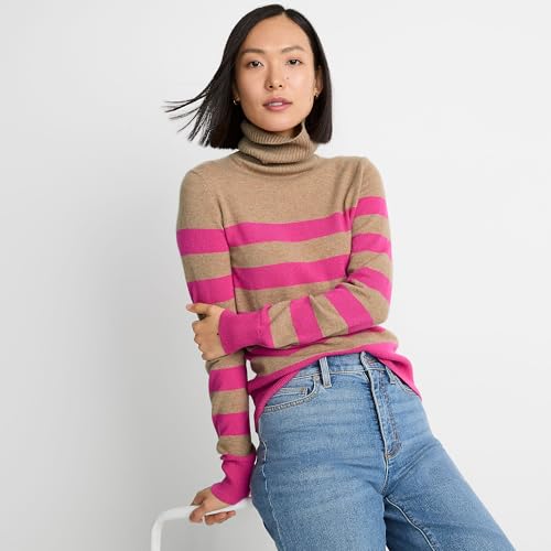 Image of Lands' End Women's Cashmere Turtleneck Sweater