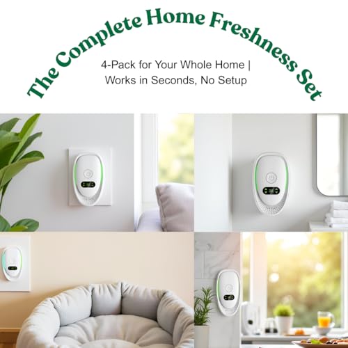 Ionizador de aire inteligente 4-pack con luz nocturna miniatura 6
