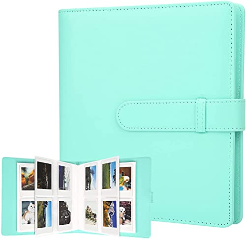 Ruibytree - 256 Pockets Mini Photo Album for Fujifilm Instax Mini Camera, Fits Polaroid Snap, Z2300,PIC-300,SocialMatic Instant Cameras & Zip Instant Printer (Green)