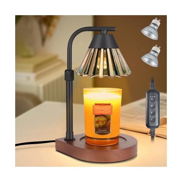   Candle-Warmer-Lamp-with-Timer-Dimmer-Farmhouse-Electric-Candle-Lamp-Wax-Warmer-for-Jar-Candles-Home-Decor-Gifts-for-Women-Grandma-and-Mom-09-Golden-Green