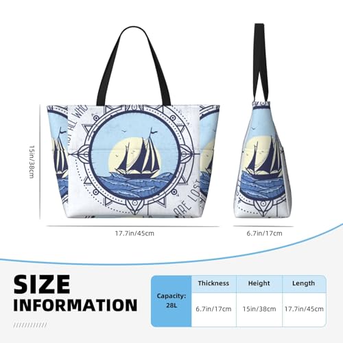 Not All Who Wander Are Lost2 Print Beach Pool Bags Tote For Women Ladies Large Gym Tote Carry On Bag For Weekender Travel Waterproof4