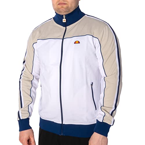 Ellesse Libra Jacke Herren Trainingsjacke (XL, light grey)