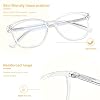 Madison Avenue Blue Light Blocking Glasses Anti Eyestrain UV Glare Blue Light Glasses for Women TV Phone Computer Gaming Eyeglasses (Clear) #3