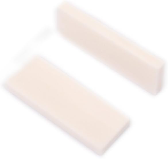 Alnicov 5Pcs DIY Buffalo Bone Nut Blank for Accoustic Guitar Replacement Nut 50.8x19x5mm - Image 5