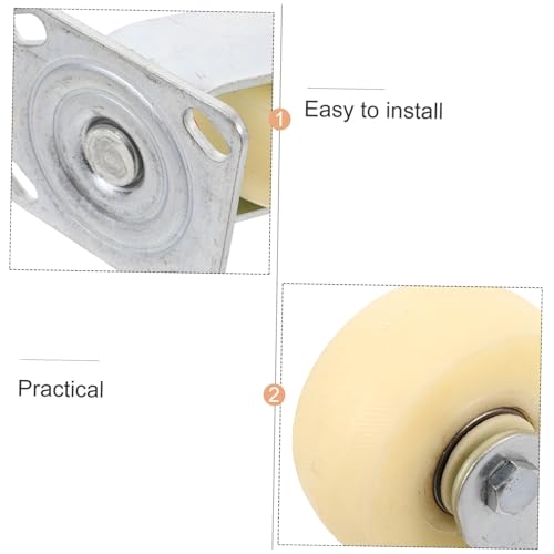 Roulettes pivotantes de haute résistance en nylon pour structures rigides
