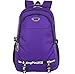 Produktbild Super Modern - Unisex-Wanderrucksack, Schulranzen, wasserdichtes Nylon, Sportrucksack, Laptop-Tasche, Reiserucksack für Damen, Herren und Kinder. Größe L violett
