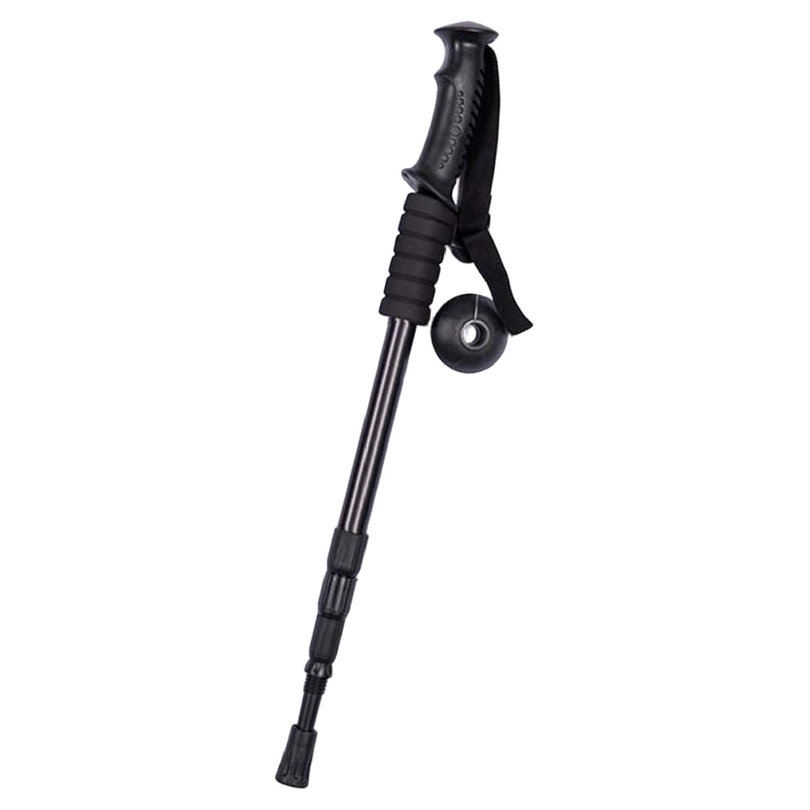 Hiking Poles Portable Ergonomic Walking Cane for Camping Walking Backpacking Black 3 Sections|Sporting Goods|Outdoor Sports|Camping & Hiking|Hiking Gear|Walking & Trekking Sticks-image-42