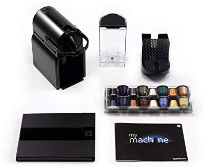 Image of Nespresso Inissia Coffee Capsule Machine, Ruby Red by Krups