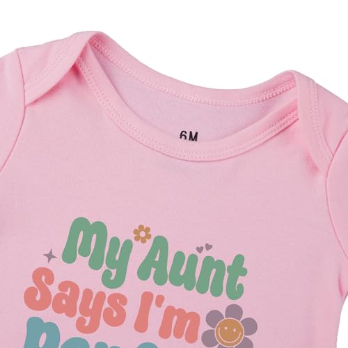 My Aunt Says I'm Perfect Bodysuit Auntie's Bestie Baby Bodysuit I Love My Aunt Baby Romper Infant4