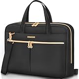 Ferkurn Laptop Bag Case 15 15.6 16 inch for Women Men Compatible with 15"/16" MacBook Pro/Air M5/M4/M3/M2/M1, HP OmniBook Pavilion, ASUS VivoBook, Surface Laptop, XPS 15, Lenovo, Acer, Samsung, Black