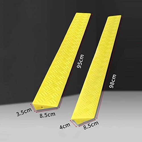 Tapis de rampes antidérapant jaune avec surface de protection 4cm - 3