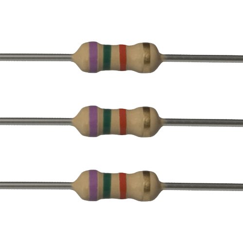 E-Projects 25EP5147K50 7.5k Ohm Resistors, 1 4 W, 5% (Pack of 25)