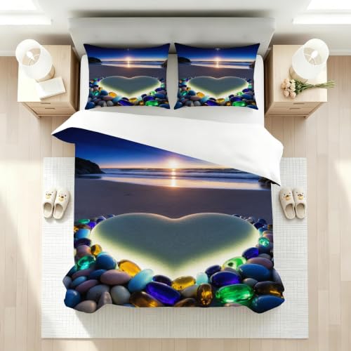 Parure de lit 240x260 finition premium avec attaches et zip de qualité